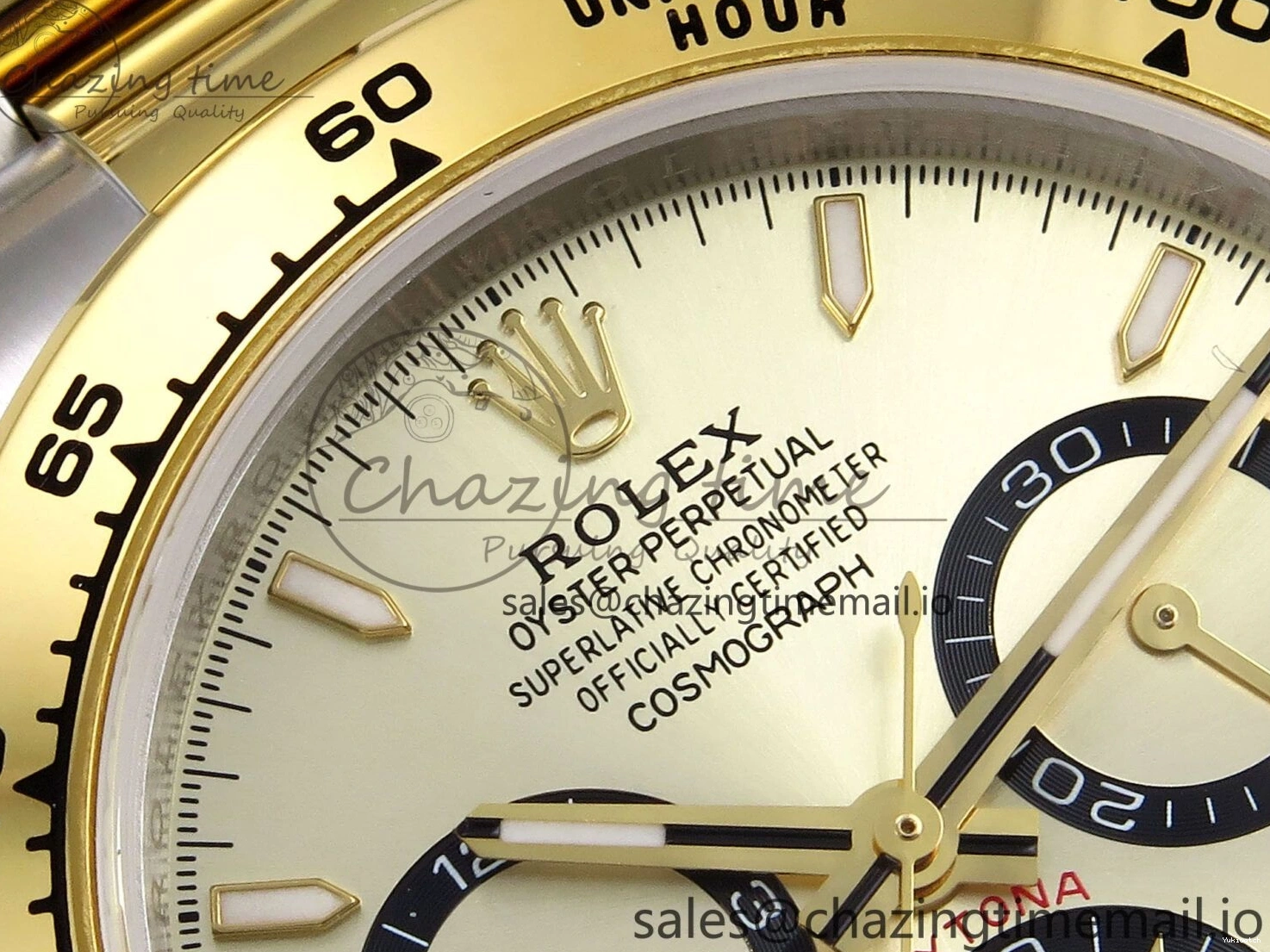 YG Daytona QF SS 1:1 Braclet YG V5 on Dial Best SH4131 126503 Edition 0428